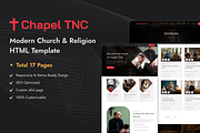 Chapel TNC - Church Website Template, a HTML Template by TNCFlow (Thumbnail 1 of 5)