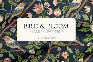 Bird and Bloom Patterns Collection