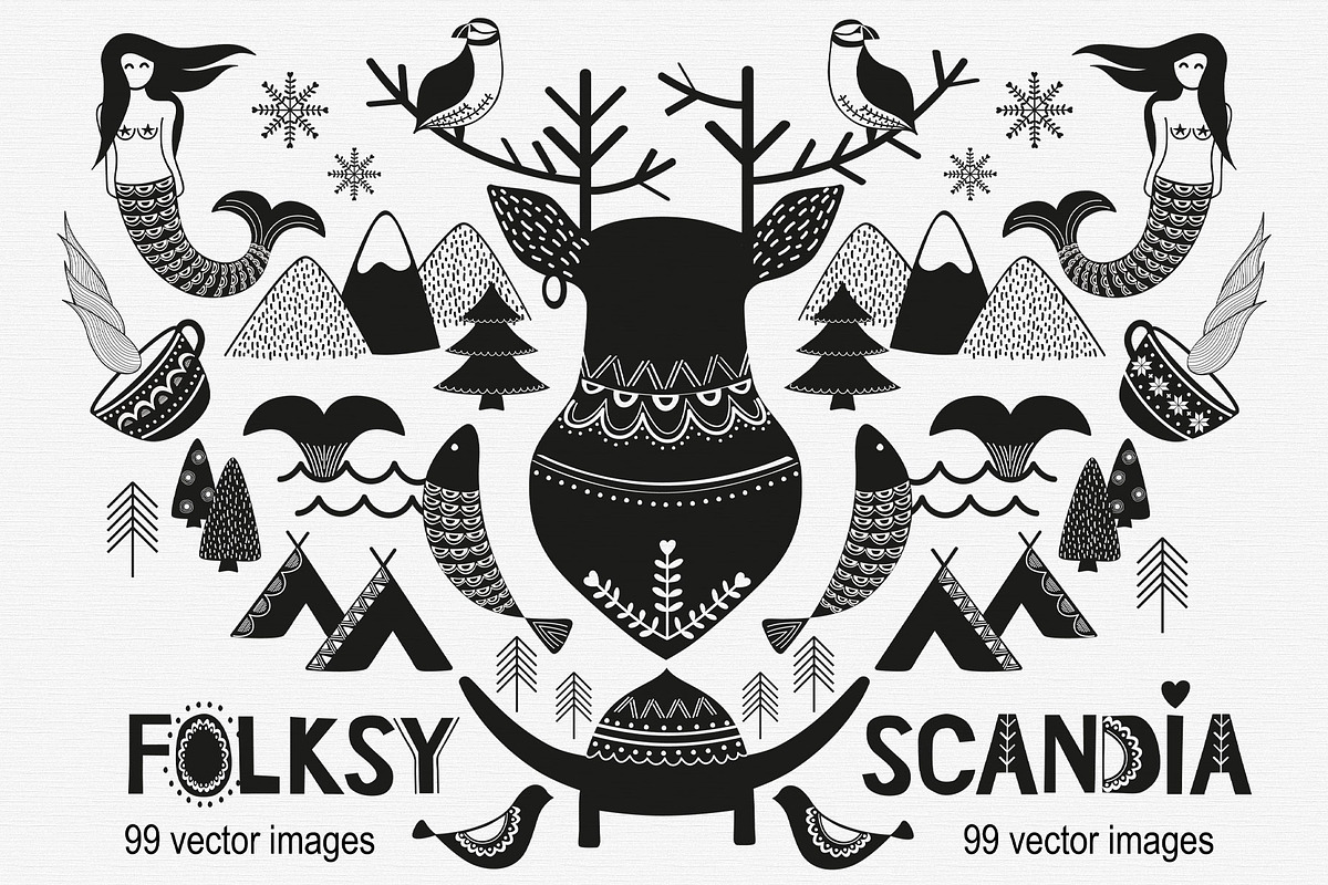 The Ultimate Christmas Bundle, an Animal Illustration by Chus Moreno Studio (Photo 8 of 10)