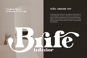 Qarifa Elegant Ligature Serif Font