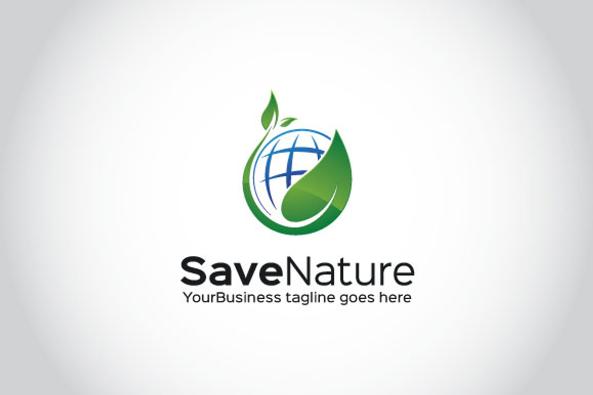 Save Nature 2D Logo Template, a Branding & Logo Template by The ...