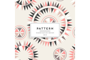 Scandinavian Floral Seamless Pattern