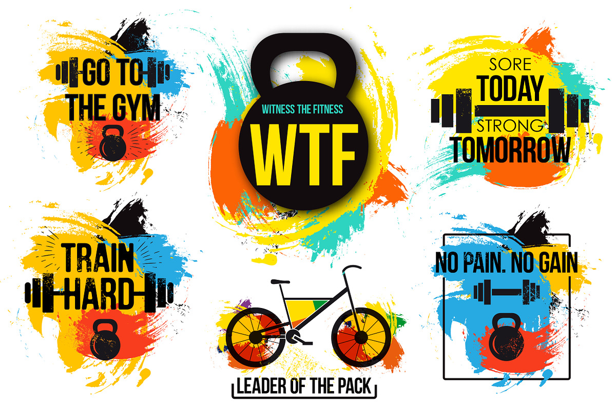 Inspirational sport quotes, a Healthcare Illustration by Kseniia Kuznetsova (Photo 4 of 5)