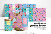 Mermaid Tileable Pattern, a Pattern Graphic by NDesigns (Thumbnail 1 of 4)