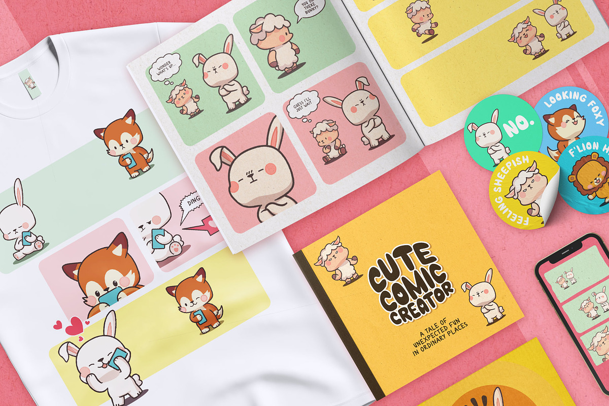 Cute Comic Creator for Affinity, a Brushes & More by Green Room Media (Photo 24 of 25)
