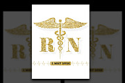 Nursing Graduation Invitation, a Templates & Theme by iloveTemplate (Thumbnail 2 of 3)