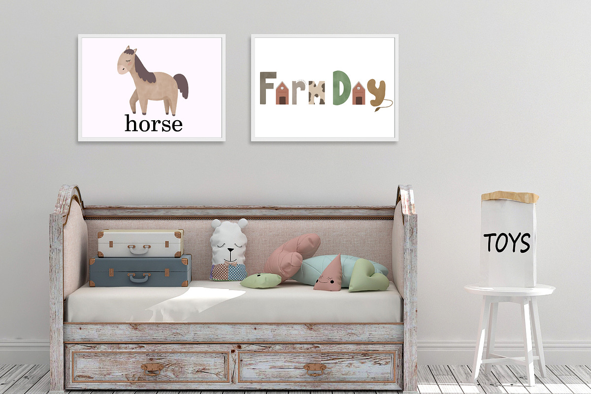 Farm Day clipart and pattern, a Pattern Graphic by SleptArt (Photo 6 of 10)