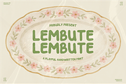 Lembute - A Playful Handwritten Font, a Handwritten Font by imdeyaa (Thumbnail 1 of 7)