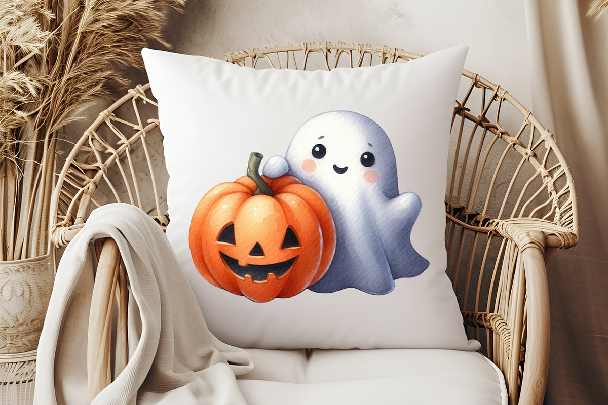 Halloween Ghost Clipart, an Illustration by Pixels.Craft (Photo 7 of 7)