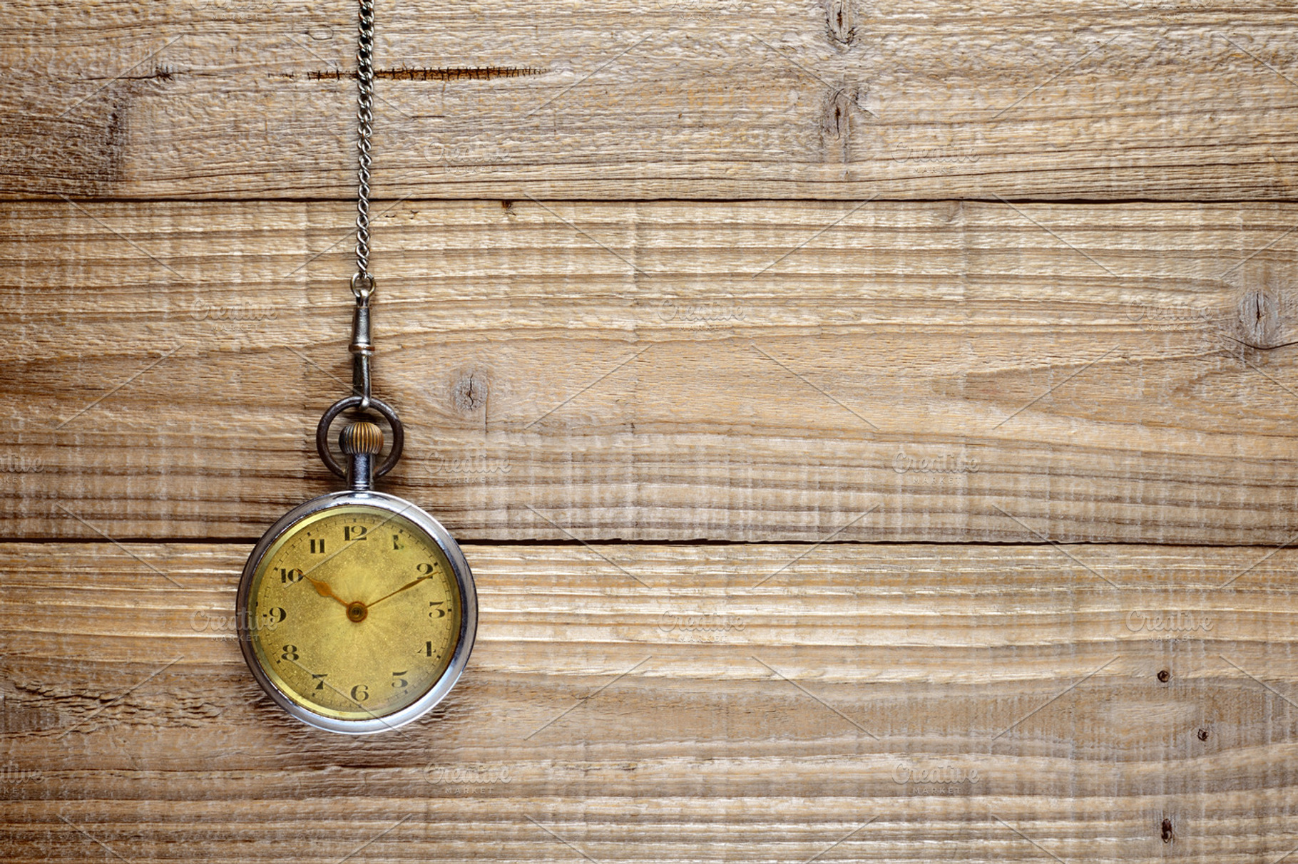 Antique pocket watch stock photo containing accessory and chain