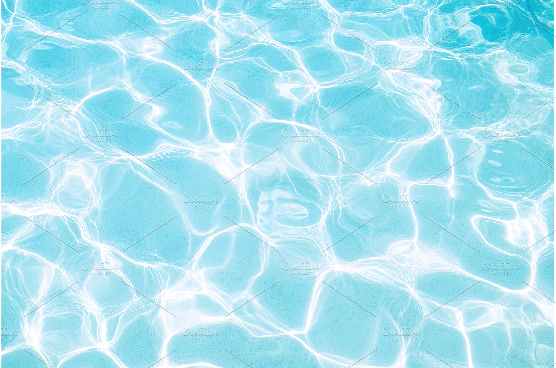 Refreshing clear blue pool water, a Nature Photo by Lermont51