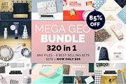 Mega Geometric Patterns Collection, a Pattern Graphic by Youandigraphics (Thumbnail 10 of 10)