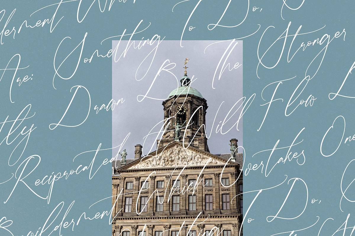 Amsterdam Fieldstar Beautiful Script, a Script Font by Letterena Studios Script (Photo 12 of 15)