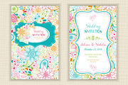 Set of Invitation and patterns, a Card Template by NataLito (Thumbnail 6 of 7)
