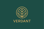 Leaf Circle Lineart Logo Gold Luxury, a Branding & Logo Template by Signatoro (Thumbnail 1 of 3)