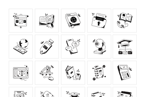 Animated E Learning Icons