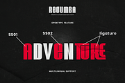 Recumba - Modern Display Font, a Sans Serif Font by Pixesia Studio (Thumbnail 8 of 9)