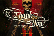Micky Rinse Typeface, a Blackletter Font by alit design (Thumbnail 20 of 20)