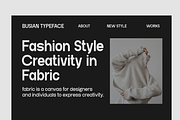 Busian - Sans Serif Geometric Font, a Sans Serif Font by Marvadesign (Thumbnail 3 of 6)