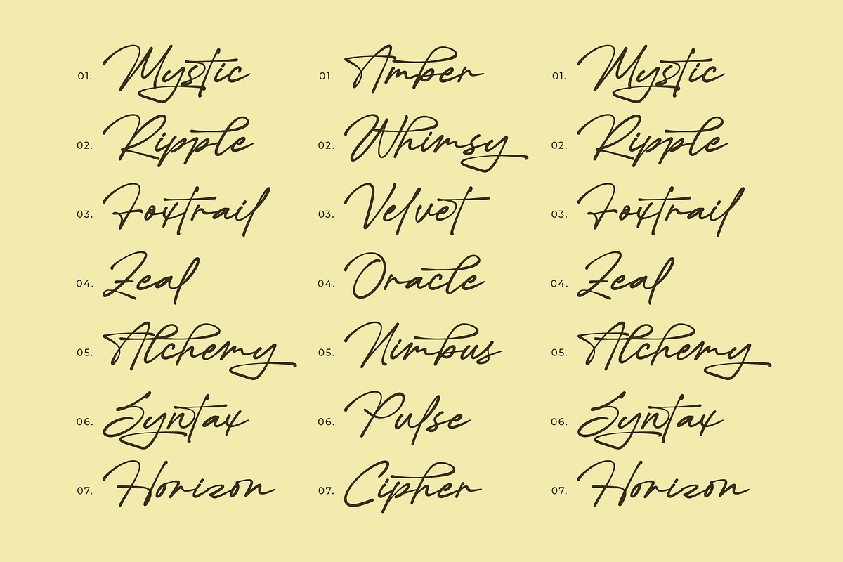 Karthins  Modern Signature Script, a Script Font by Letterena Studios Script (Photo 7 of 15)