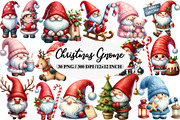 Christmas Gnome Sublimation Clipart, an Illustration by Daily.Designs (Thumbnail 1 of 5)
