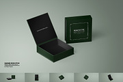 Square Book Style Rigid Box Mockup, a Packaging Mockup by Sheikhadesign (Thumbnail 1 of 11)
