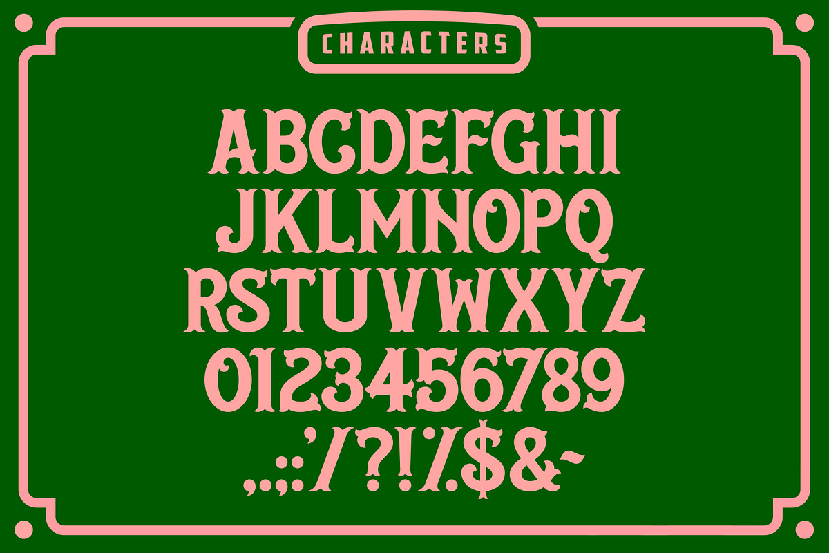 Rose City Antiques Font, a Font by MightySHORT (Photo 3 of 3)