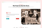 Dev NonProfit Charity React Template, a HTML Template by litoondev (Thumbnail 4 of 6)