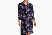 Purple Roses - Seamless Patterns, a Pattern Graphic by texvogue (Thumbnail 10 of 15)