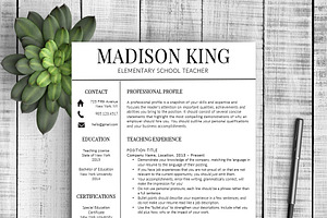 Resume Template "Madison"