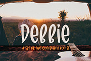Debbie - SVG Font Set!, a Script Font by Anastasia Cuza (Thumbnail 1 of 9)