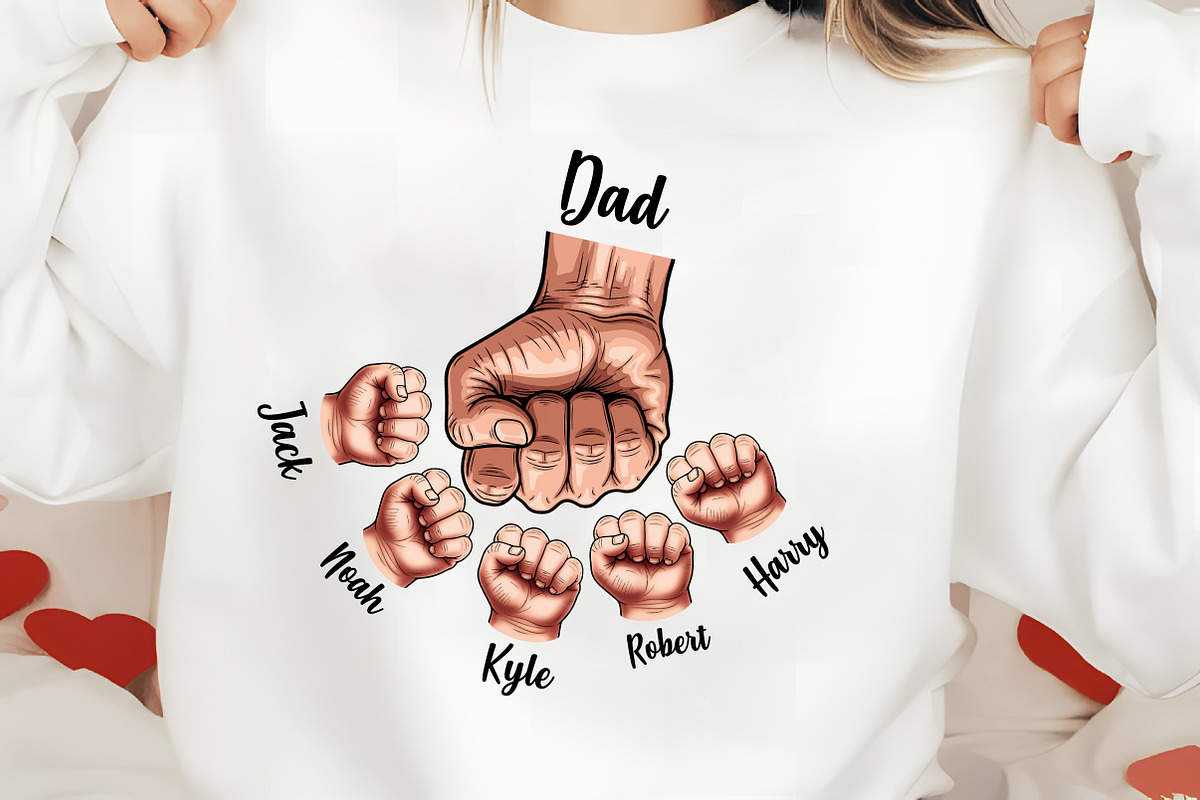 Father's Day Fist Bump SVG Bundle, an Illustration by RobertsArt (Photo 3 of 5)