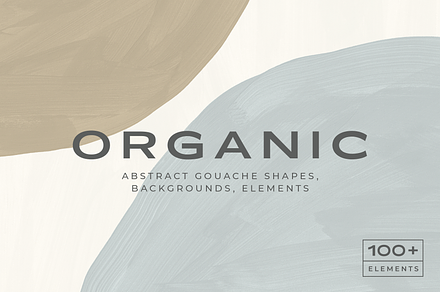 Organic Abstract Shapes Backgrounds
