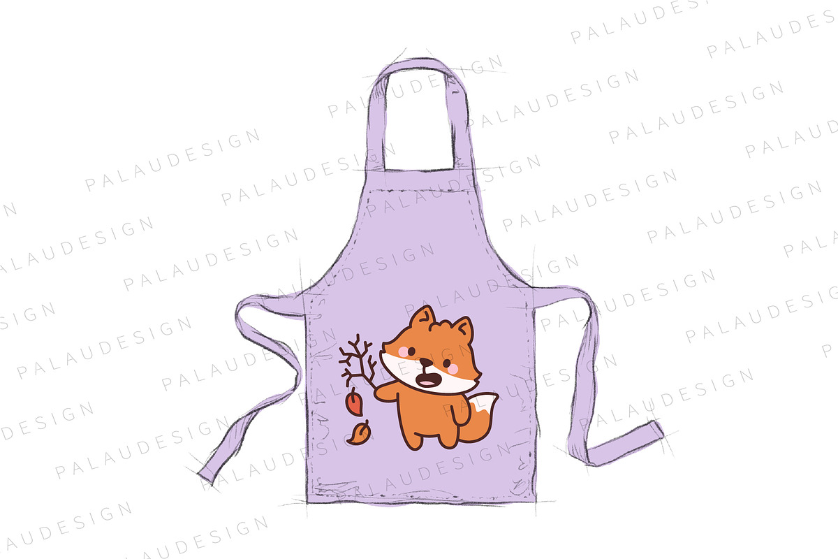 Cute Kawaii Fox Autumn Character, a Seasonal Illustration by Palau (Photo 7 of 12)