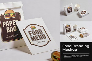 Food Branding Mockup, a Packaging Mockup by Pitchlook.Studio