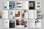 Travel Magazine Template, a Magazine Template by BrandPacks (Thumbnail 2 of 5)