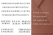 Piattacia font family, a Serif Font by greatypes studio (Thumbnail 5 of 15)