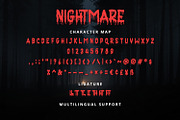 Nightmare - Horror Display Font, a Sans Serif Font by Alpaprana (Thumbnail 9 of 10)