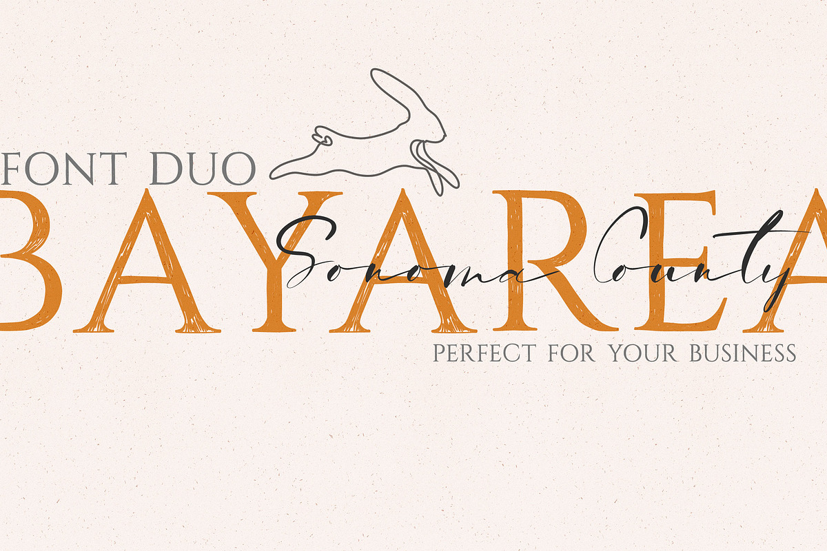Bay Area Font Family, a Script Font by Spasibenko Art (Photo 1 of 18)