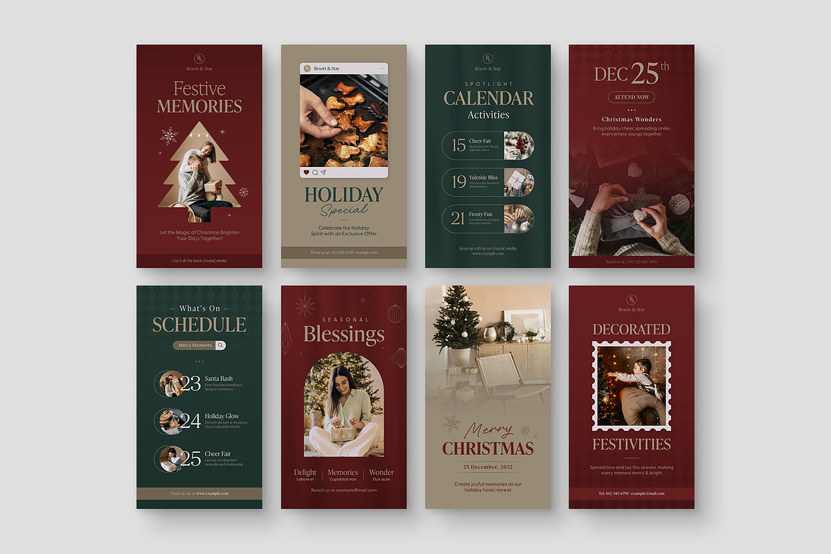 Christmas What's On Social Media Tem, a Social Media Template by BrandPacks (Photo 1 of 5)