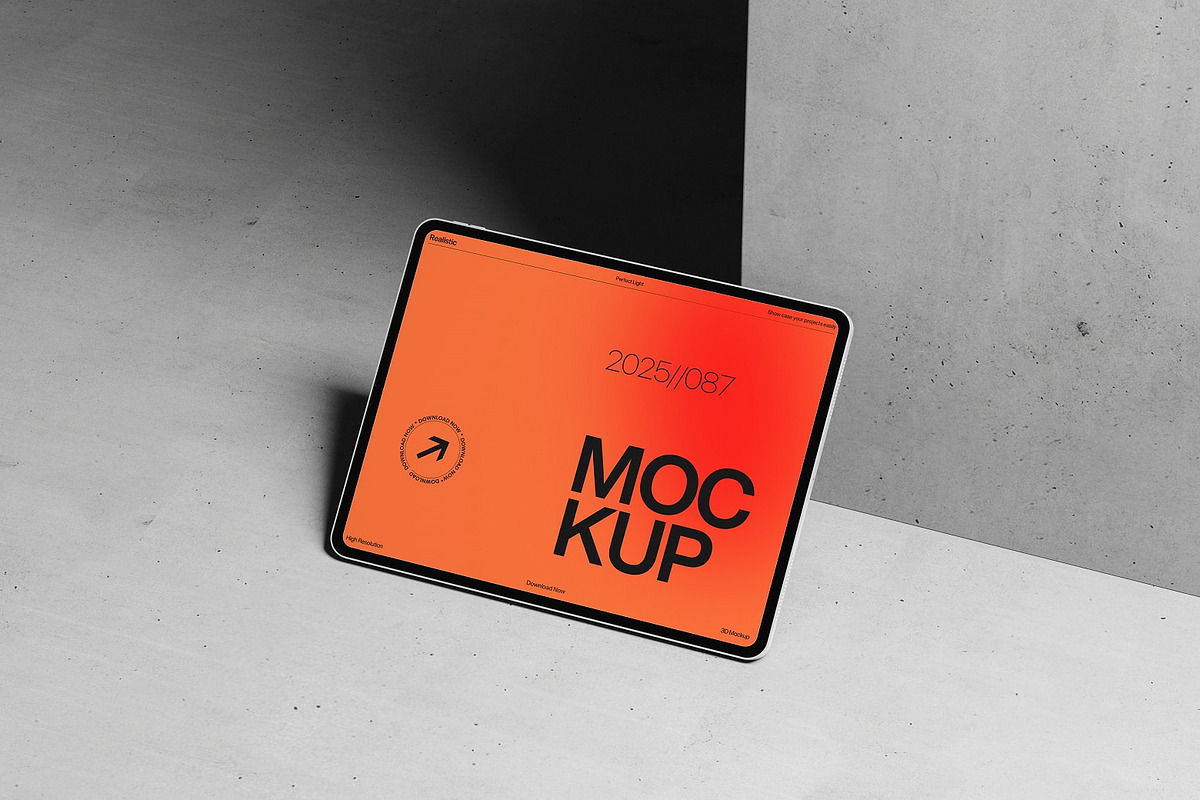 Versatile Tablet Mockup Set, an iPad Mockup by kreatifreya (Photo 5 of 6)