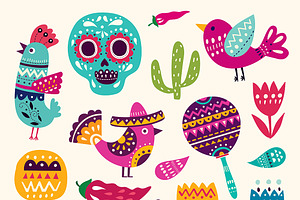 SALE! Mexican Colorful Collection