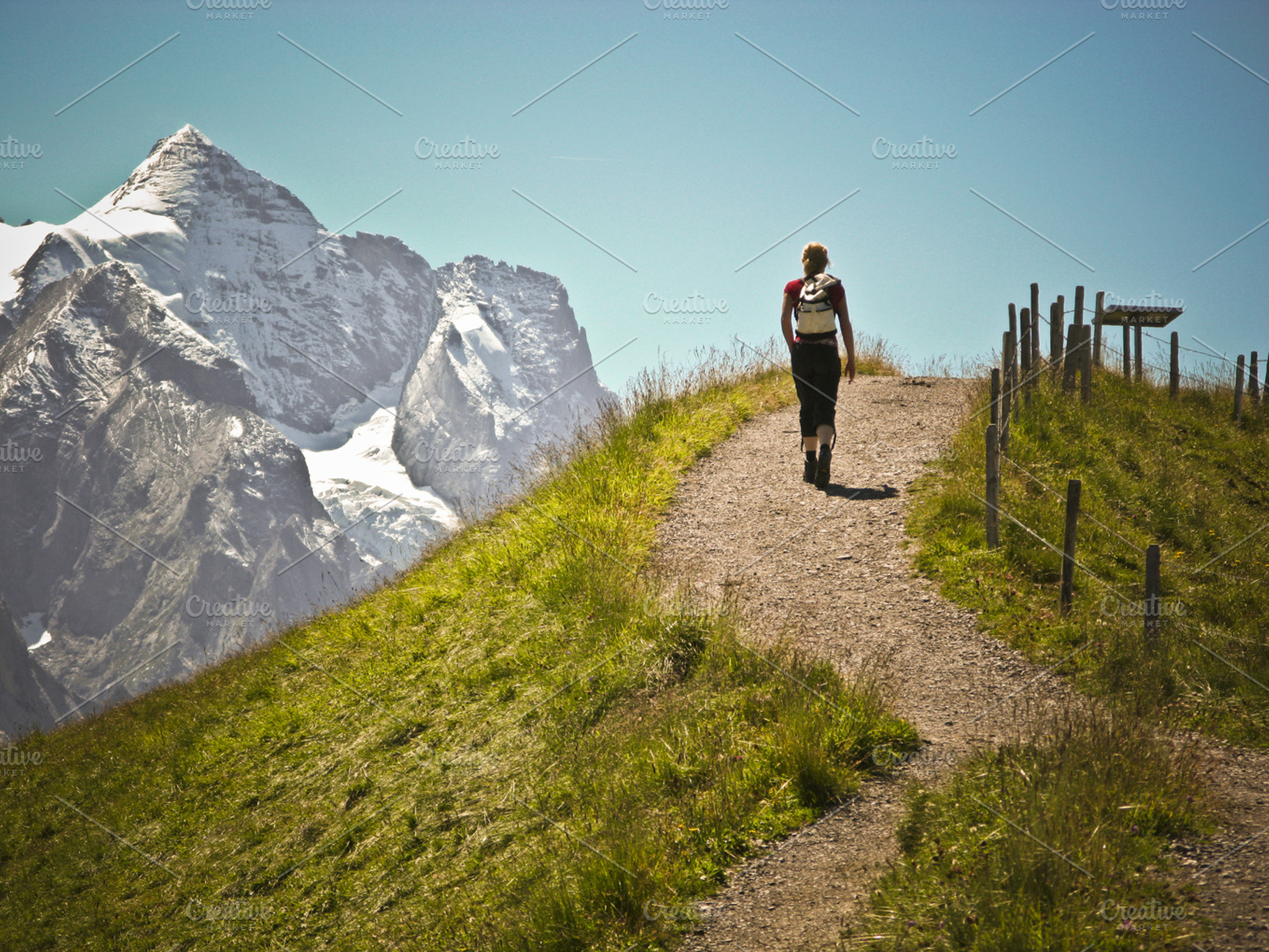 Top Of The Mountain Stock Photo Containing Mountain And Sky