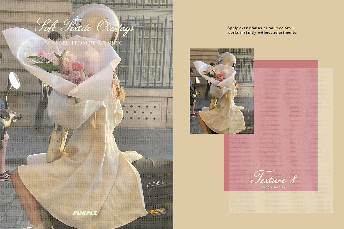 Soft Textile Overlays, a Texture Graphic by Purple (Photo 8 of 22)