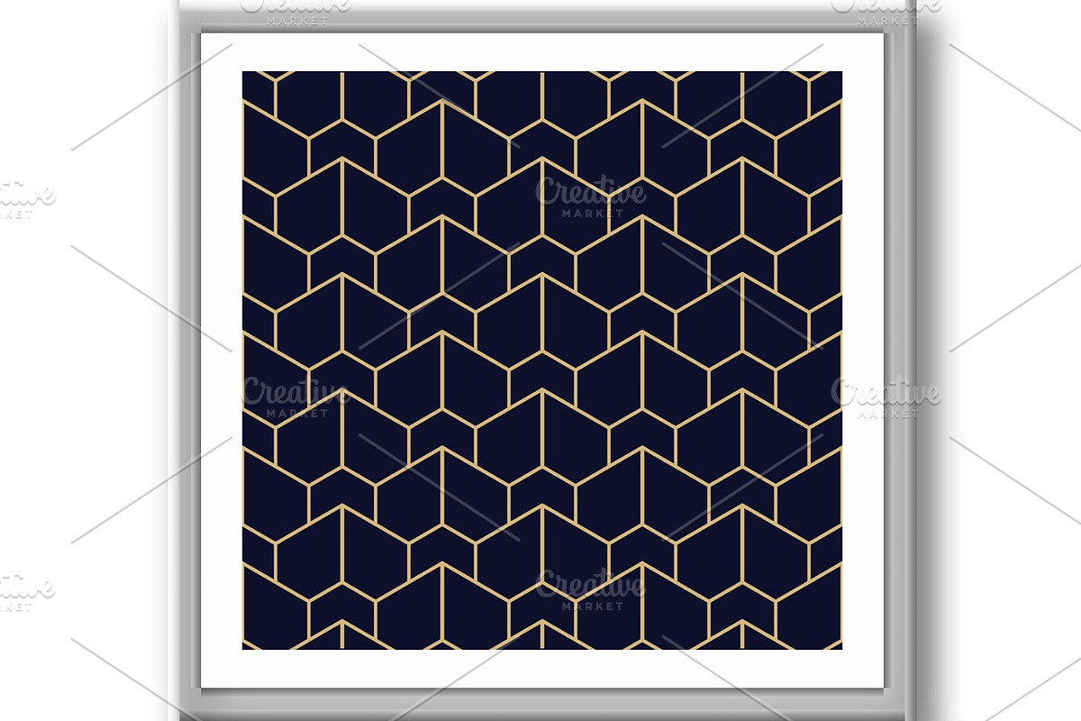 Abstract geometric pattern with, a Pattern Graphic by RODINA (Photo 3 of 3)