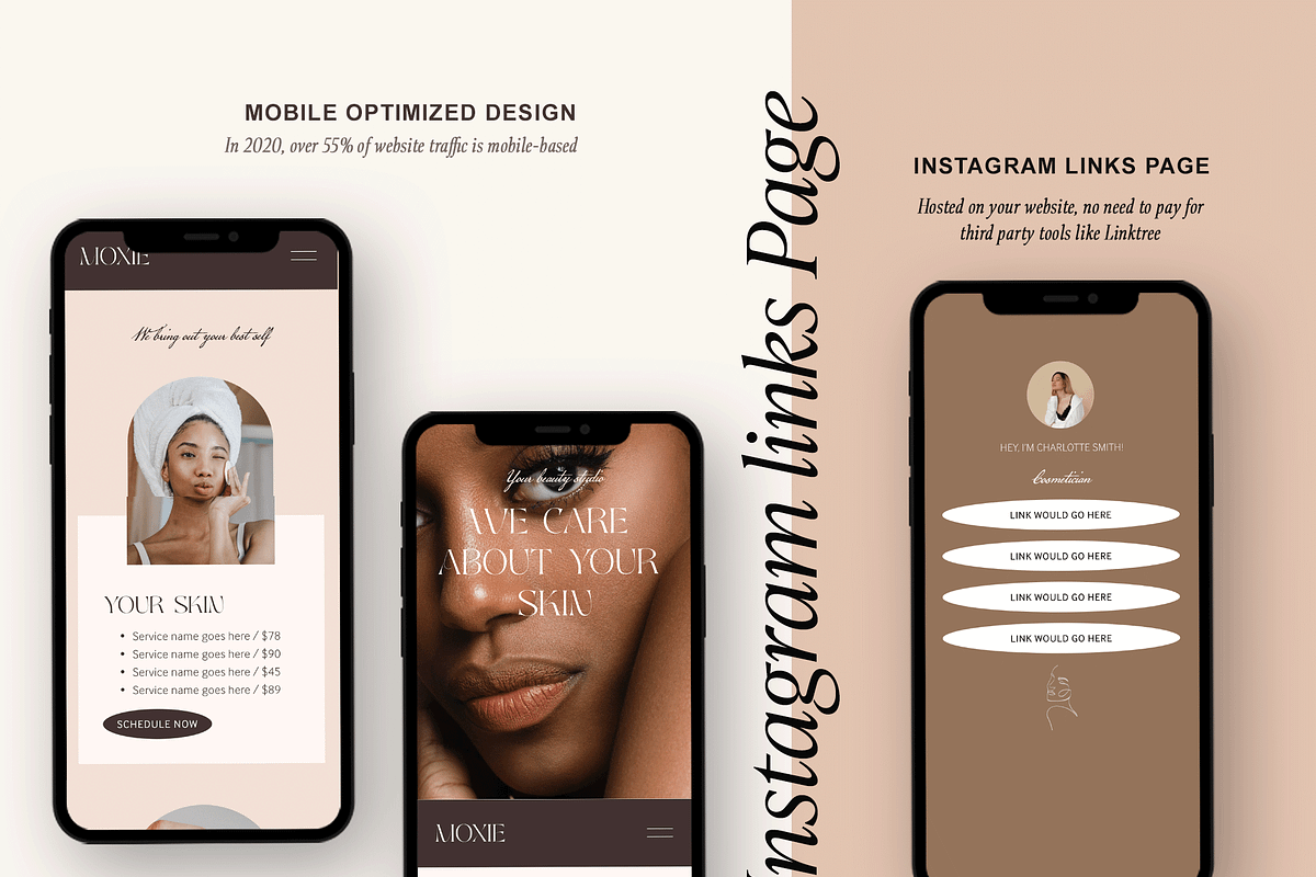 Spa Salon Squarespace 7.1 Template, a Websites & App Template by Kseniia_Design (Photo 6 of 9)