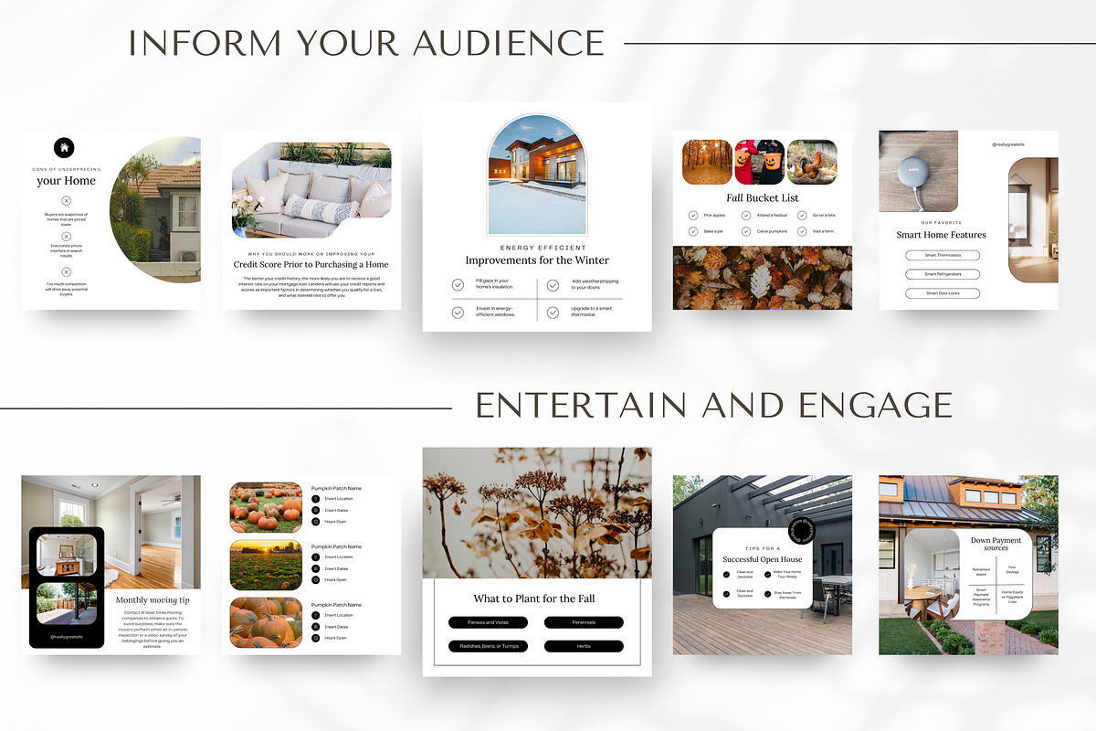 October Real Estate Instagram Posts, a Social Media Template by Marketing Templates Co. (Photo 5 of 9)