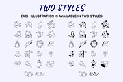22 Funny cats vector illustration 3, an Animal Illustration by Yanakicc (Thumbnail 7 of 11)