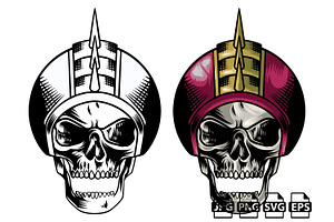 Skull Helmet Punk