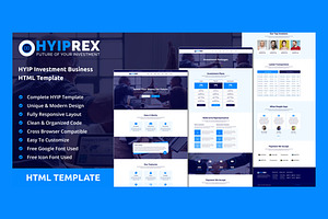 Hyiprex - Investment HTML Template